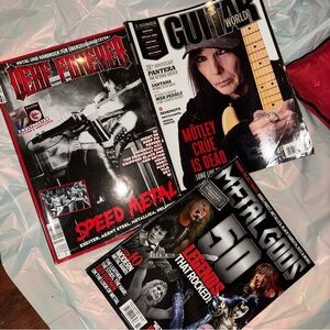 Heavy Metal Rock Magazine Lot